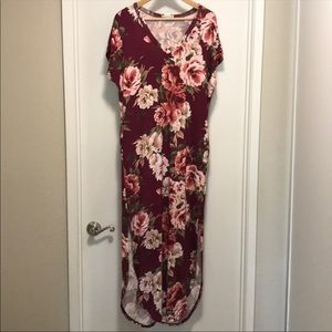 Floral dress size m